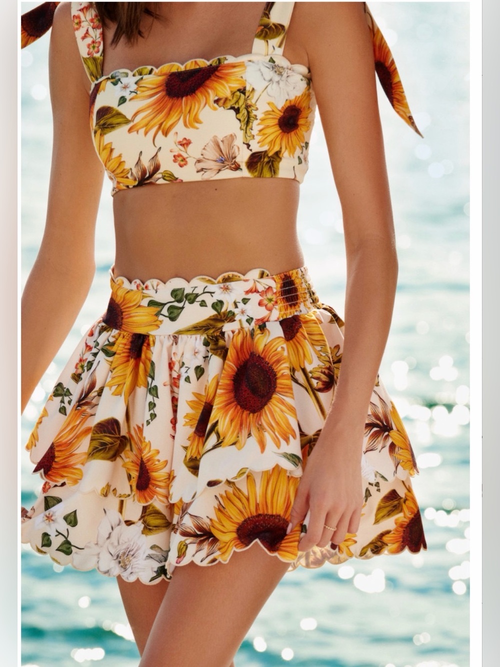 Agua Bendita NWT Sunshower Print Set - size Large